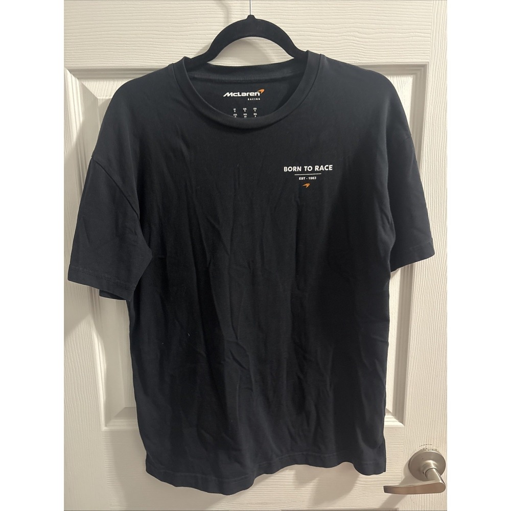 McLaren F1 Team Born To Race Official Mens Tshirt Small f1 Racing Formula